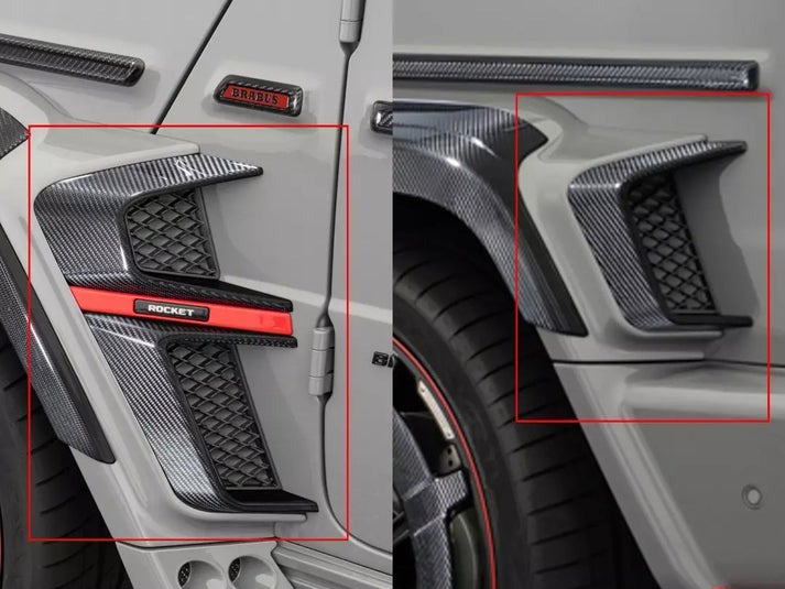 Brabus Widestar Rocket Carbon Body Kit Set Side Inserts for Mercedes-Benz G-Class W463A